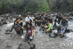 waterfall rappelling